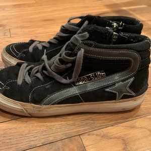 Golden Goose Slide High Top Suede Sneaker
